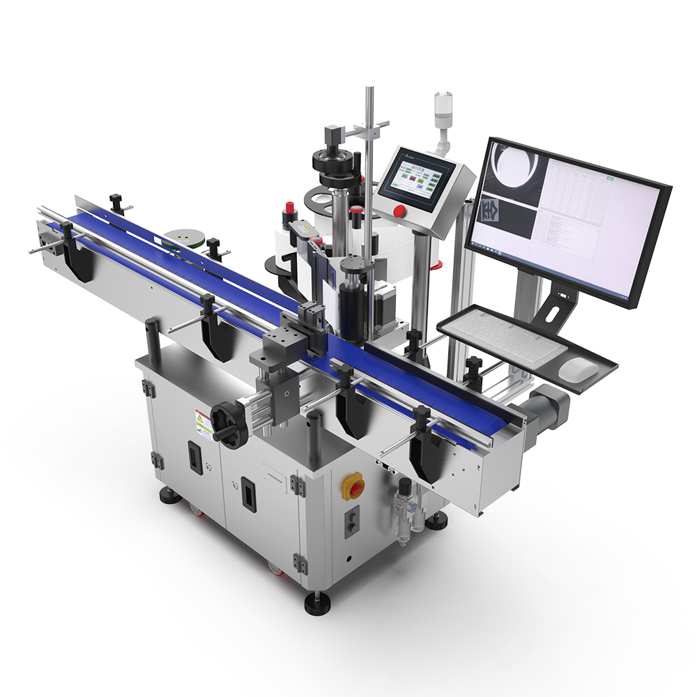 全自动视觉圆瓶定位贴标机